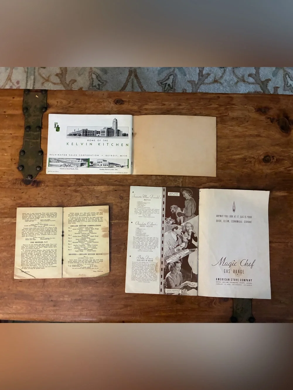 6  - Vintage 1930-40’s Recipe and Promotional Booklets